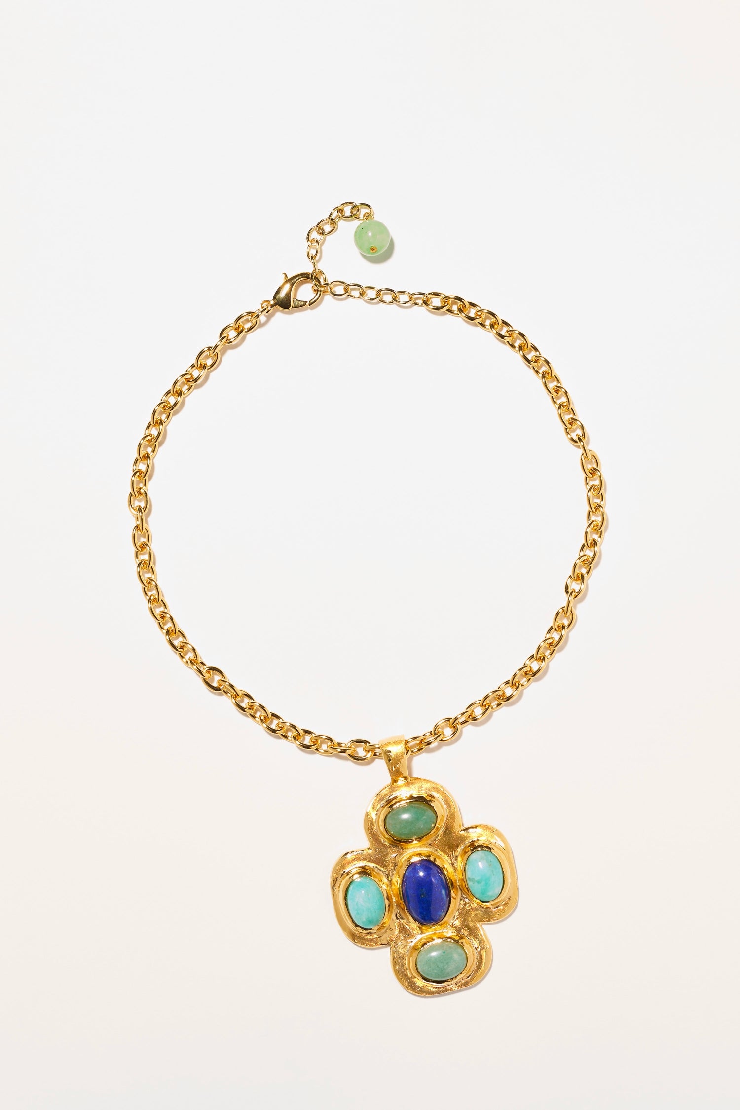 New Gems Medallion Necklace