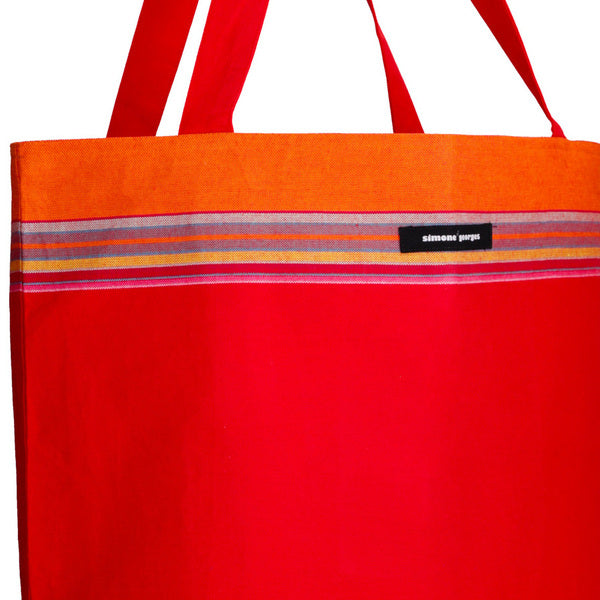 Large Kikoy beach bag  -  Carbet