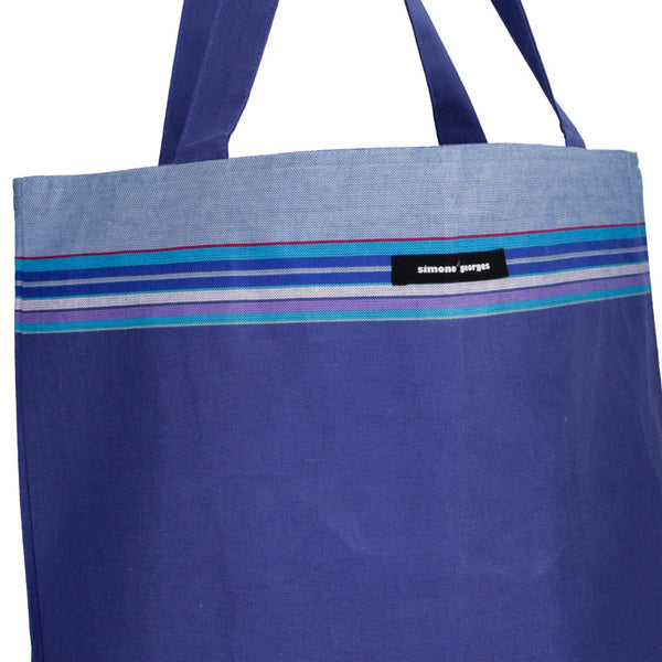 Large Kikoy beach bag  -  Marin