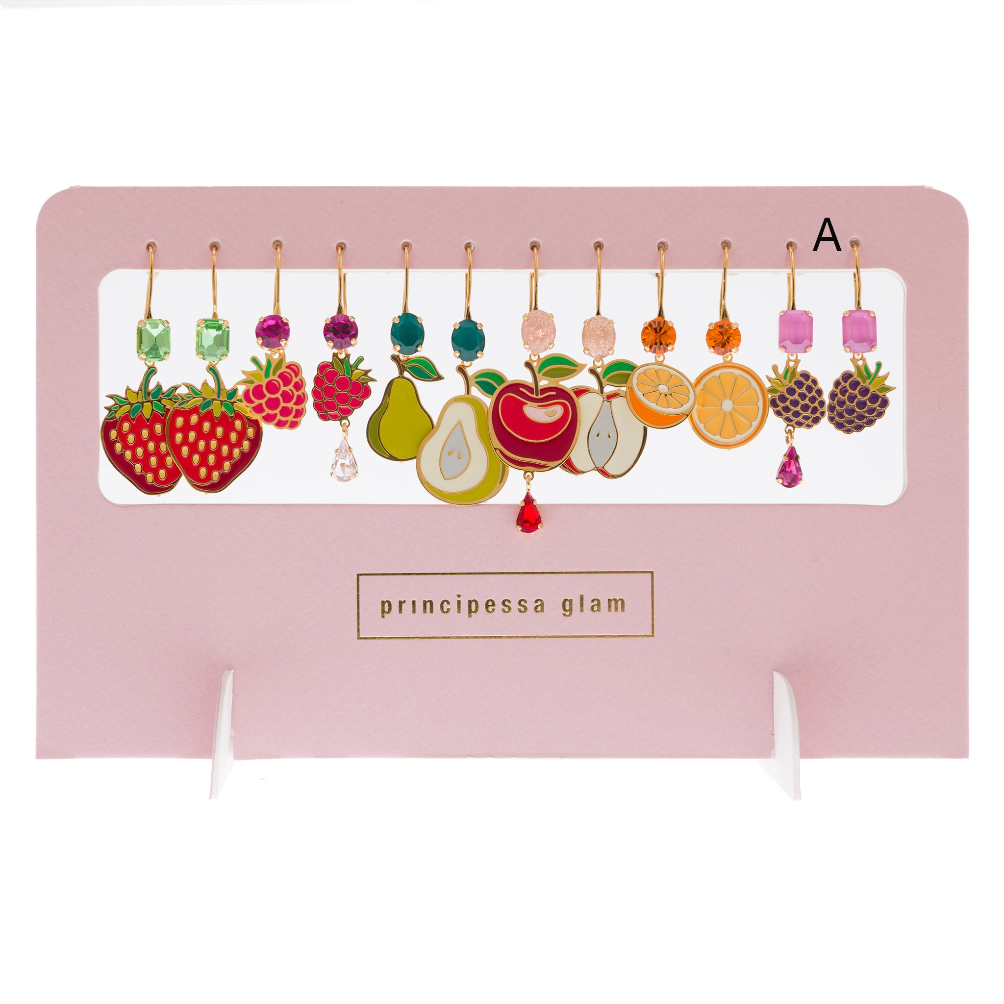 Fruit hook earrings