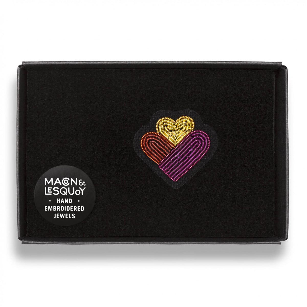 Mini Family Hearts Brooch