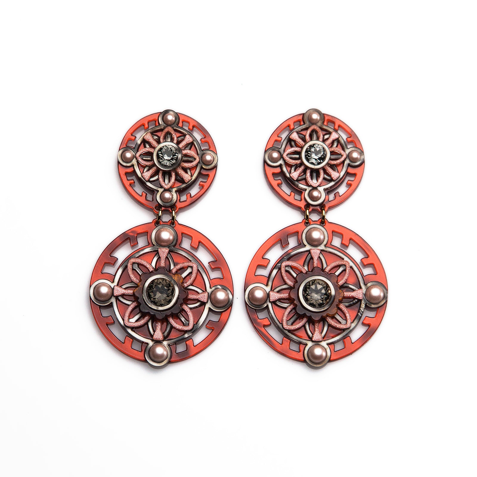 Eterna Orange Earrings