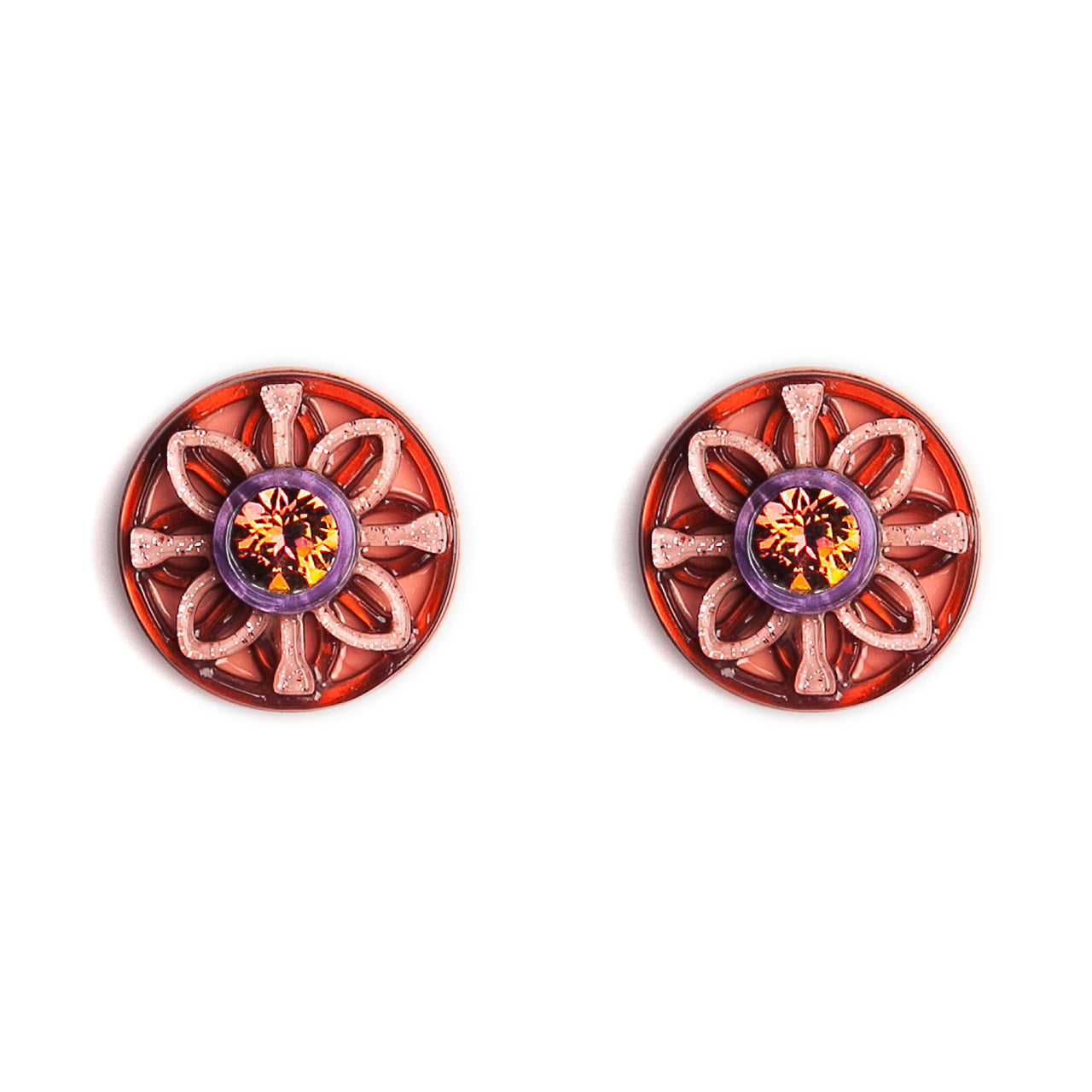 Sirena Salmon Earrings