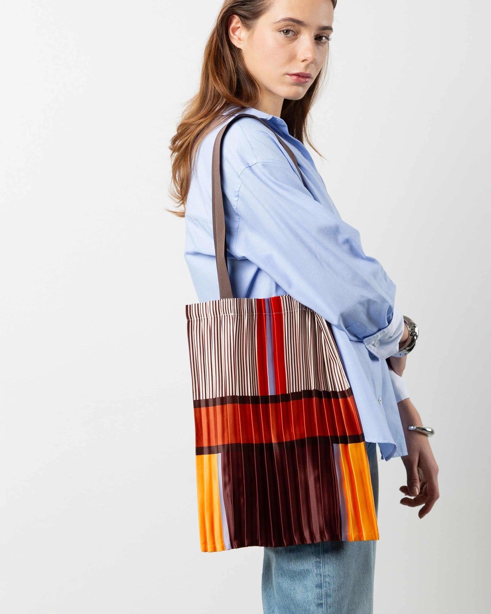 Bagheria Pleated Tote Bag