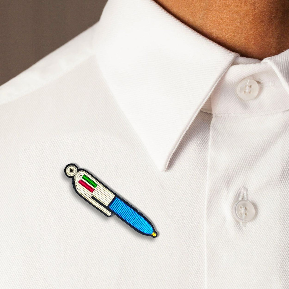 Four-Color Pen Brooch