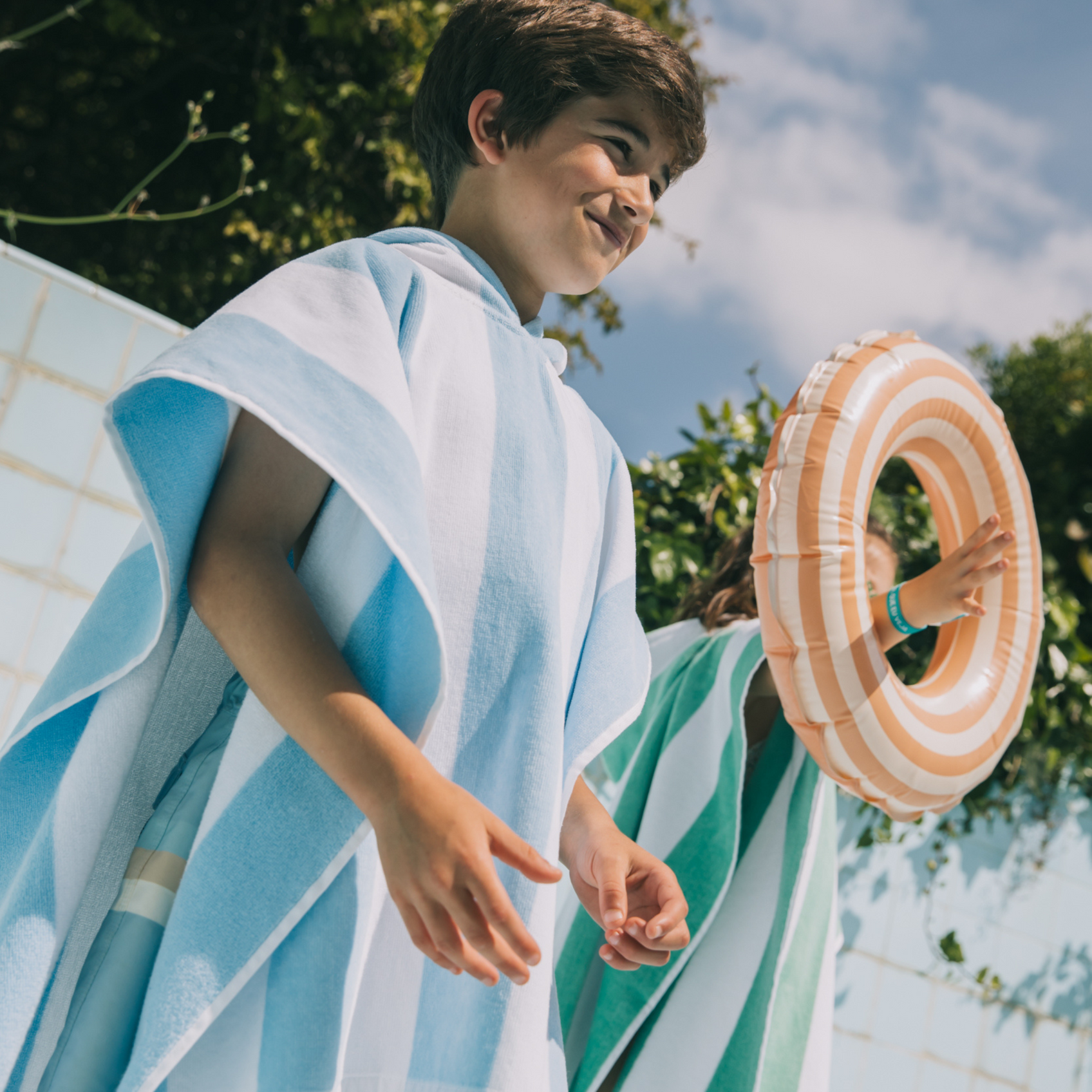 Gibalta Striped Beach Towel