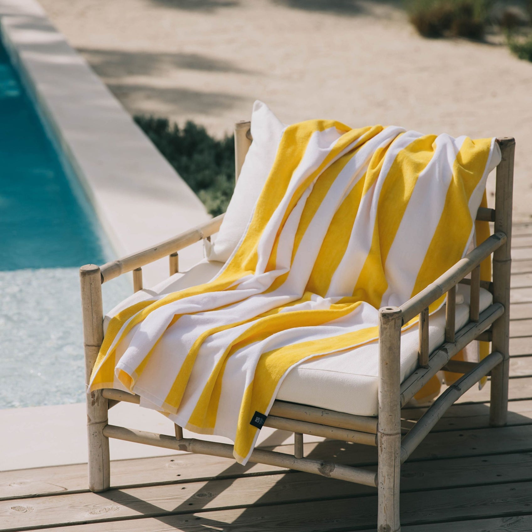 Gibalta Striped Beach Towel