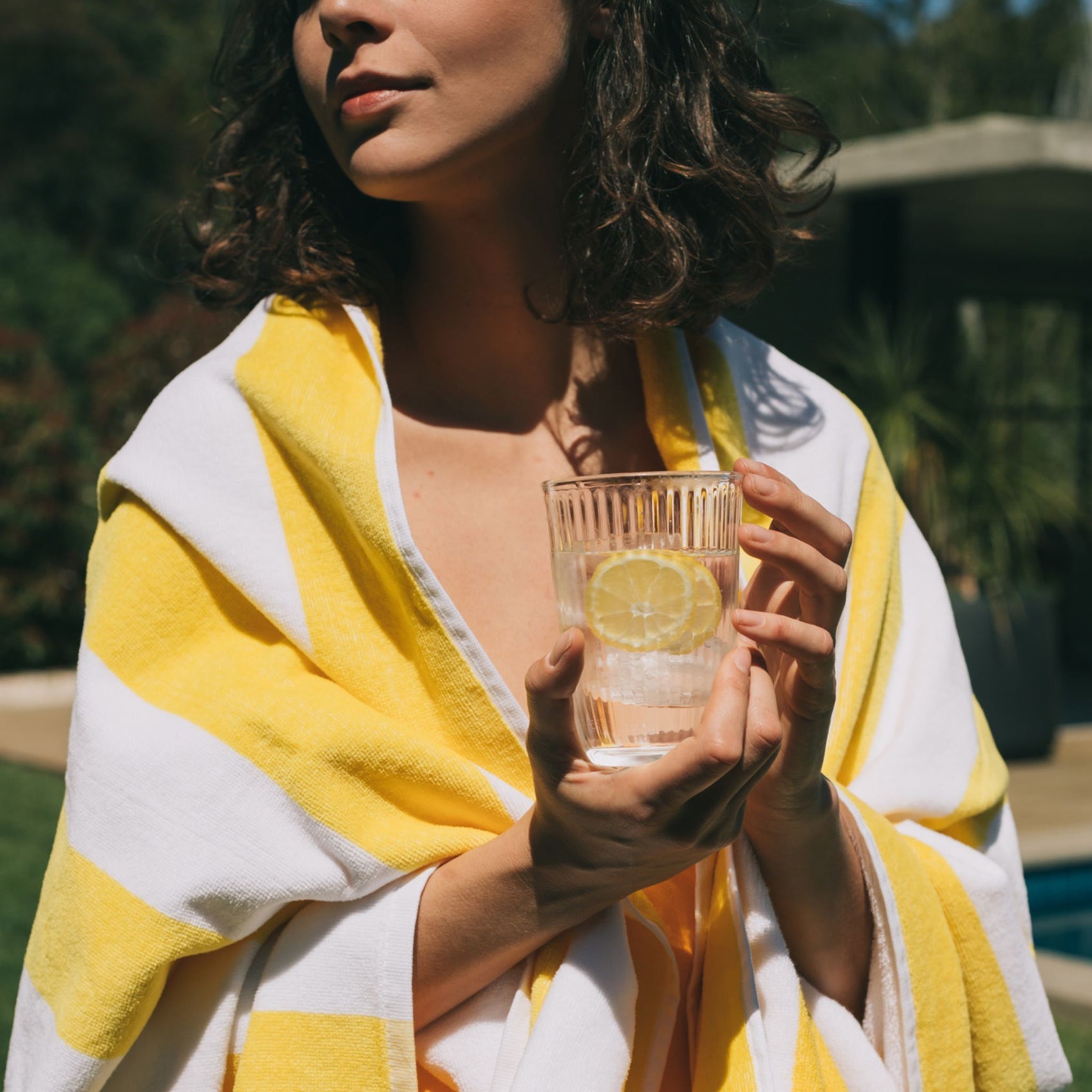 Gibalta Striped Beach Towel