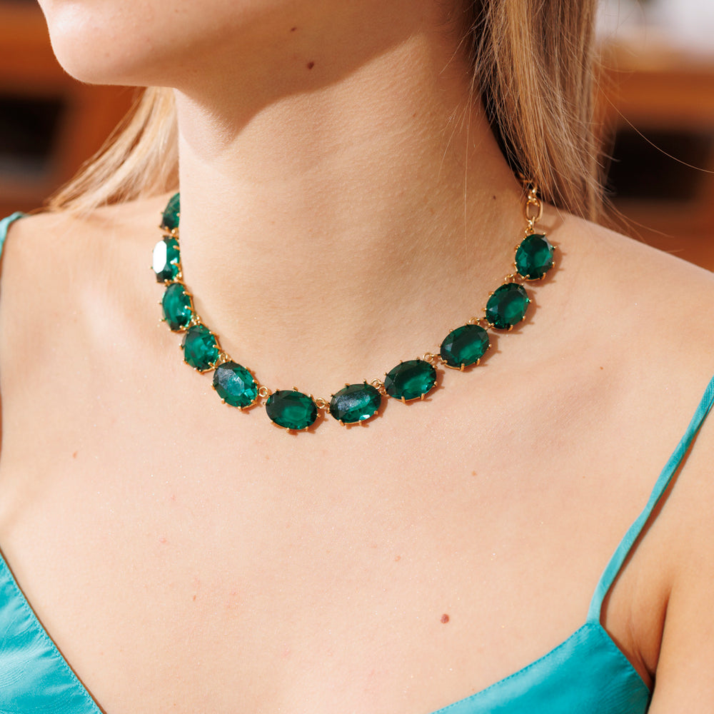 Anita Necklace Emerald