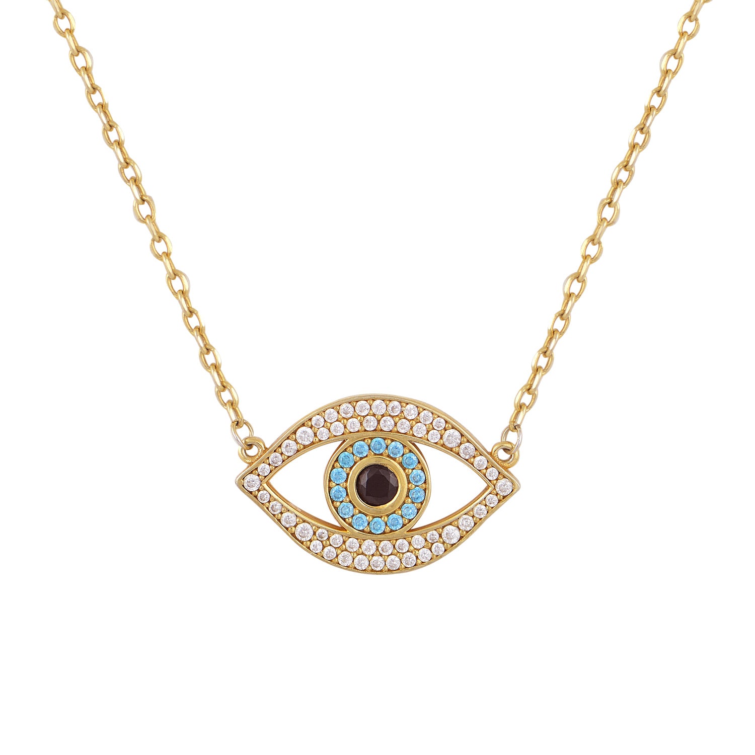 Eye Necklace - Blue